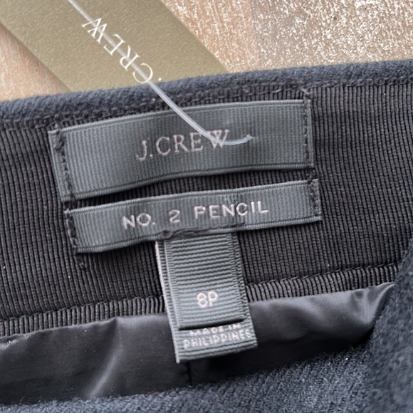 J. Crew No. 2 Pencil Skirt in Double-Serge Wool NWT - Picture 6 of 7